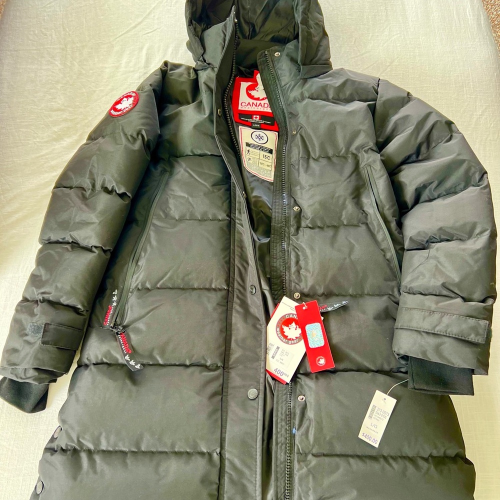Canada Gear Charcoal Puffer Coat